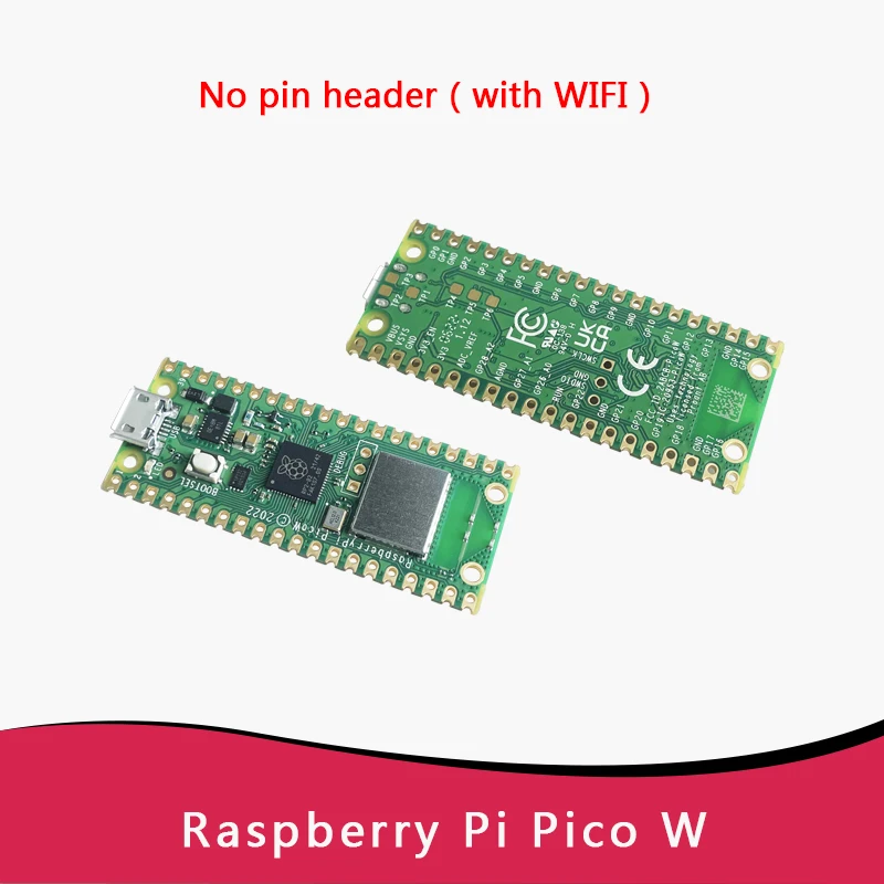 Raspberry Pi Original Raspberry Pi Pico/ 2 Pico with Wireless WiFi Development Board Pico or Pico H with Pin Header support MciroPython/C++