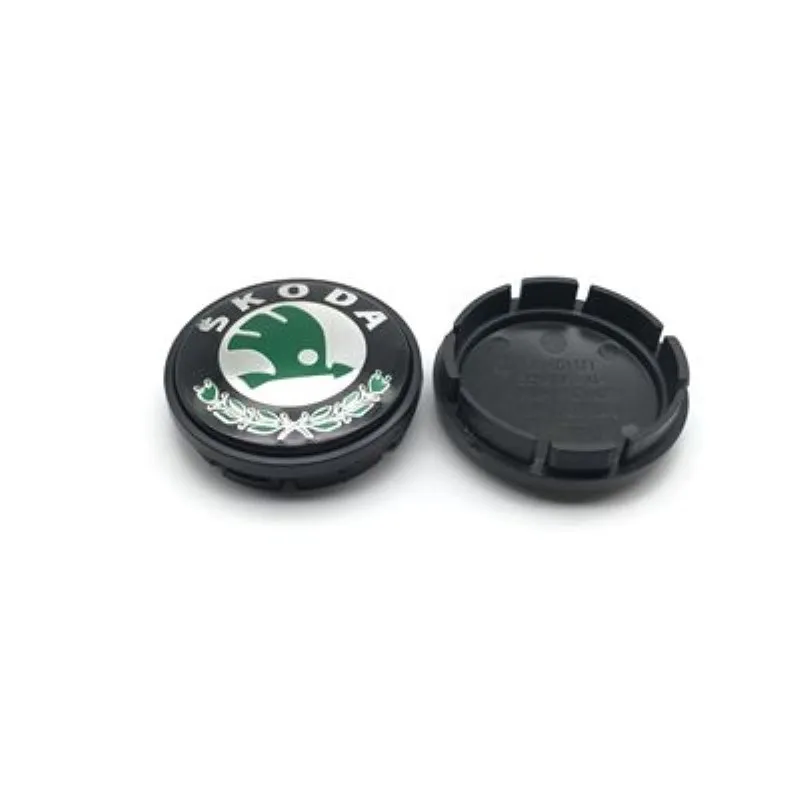 40Pcs/Lot 56mm 60mm 65mm Car Wheel Center Cap Hub Cover Badge Emblem For Skoda 1J0601171 3B7601171 Styling Accessories