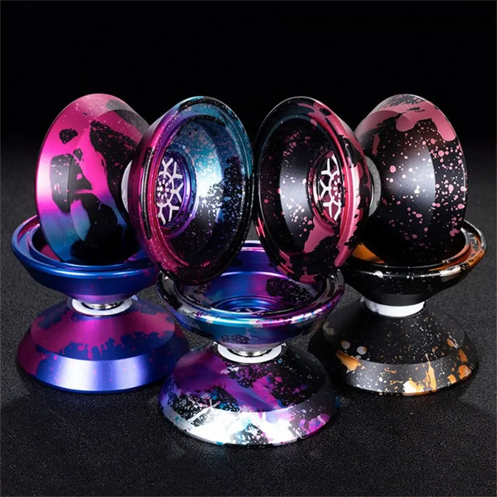 Classic Toys 10 Ball Bearing Metal Yoyo Alloy Aluminum High Speed Yo Yo Toys Spinning String Professional Yoyo Ball Gift