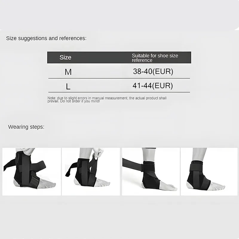 Adjustable Ankle Support Brace for Basketball Gym Running Sports Foot Wrap Ankle Strap for Sprains Injury Sleeve Protector