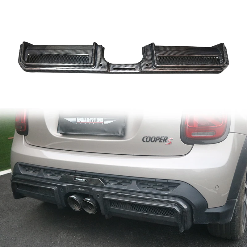 

For 2021-2024 MINI JOHN COOPER WORKS Rear Diffuser AG Style Real Carbon Fiber Material F56 F57 Body Kit Car Tuning Accsesories