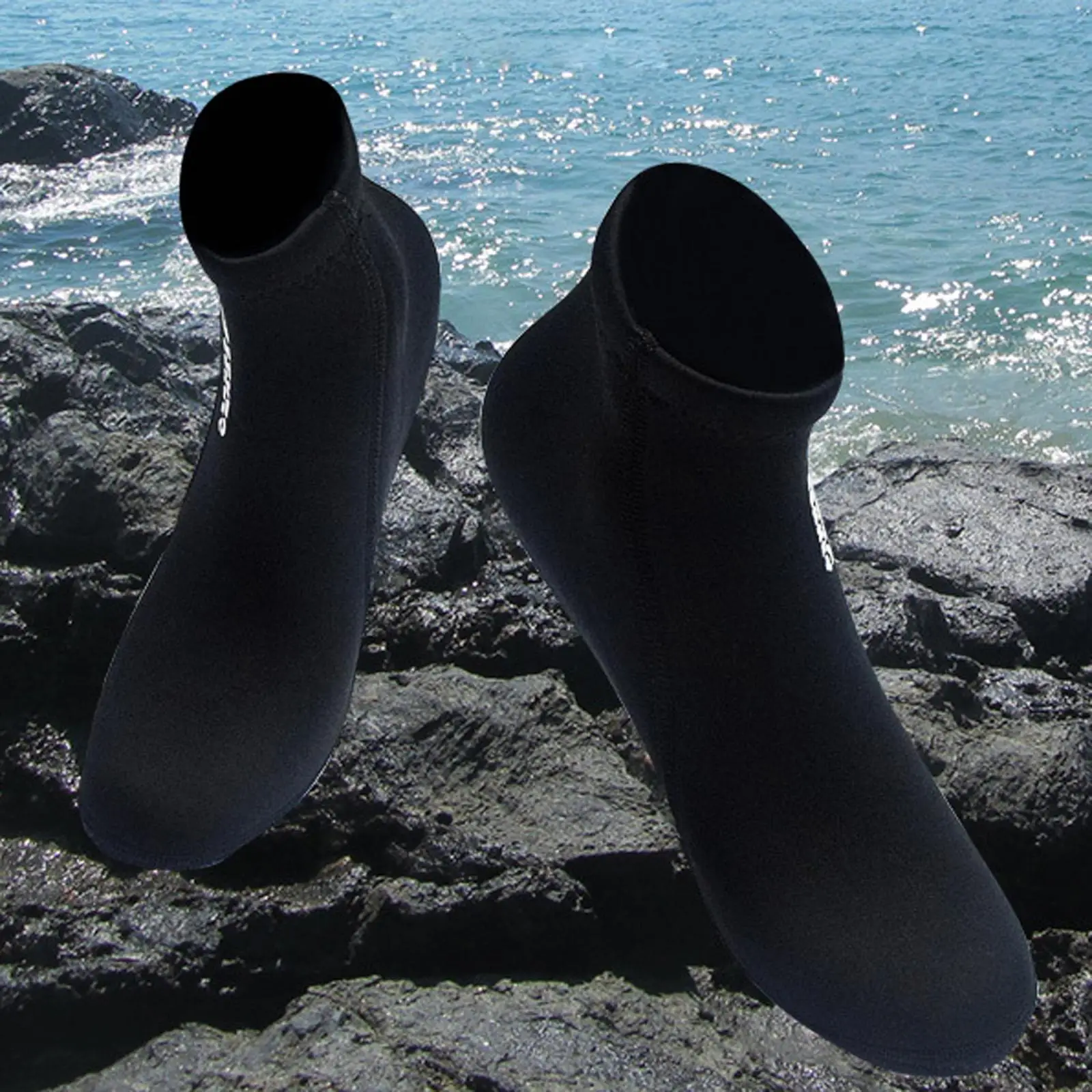 2mm Neoprene Wetsuit Socks Socks Diving Beach Water Fin Sock Anti Slip Barefoot Quick Dry for Women Men Sailing Kayaking 4