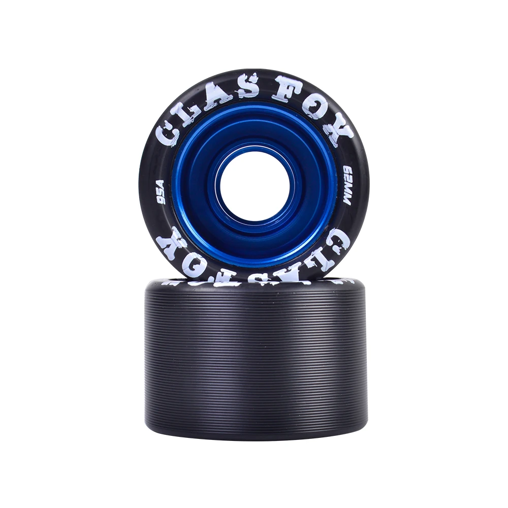 Clas fox 95a 62x 42mmスピード/ダービーホイールアルミローラー