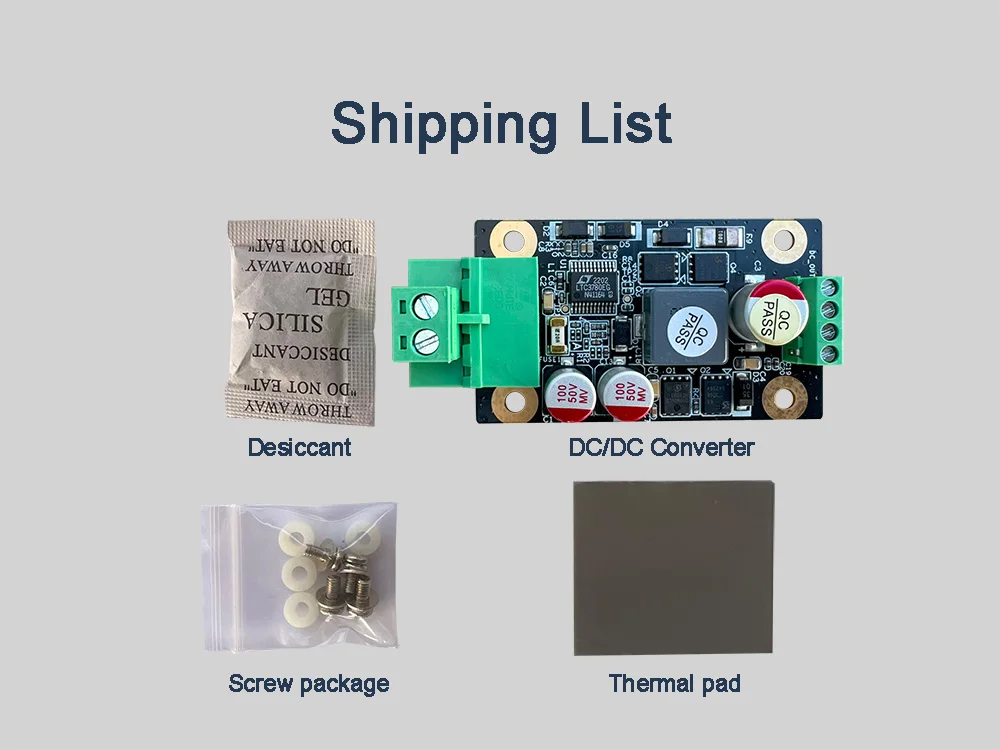 Industrial-grade Wide Voltage Step-up/Step-down High-power Regulated 5V,12V,19V,