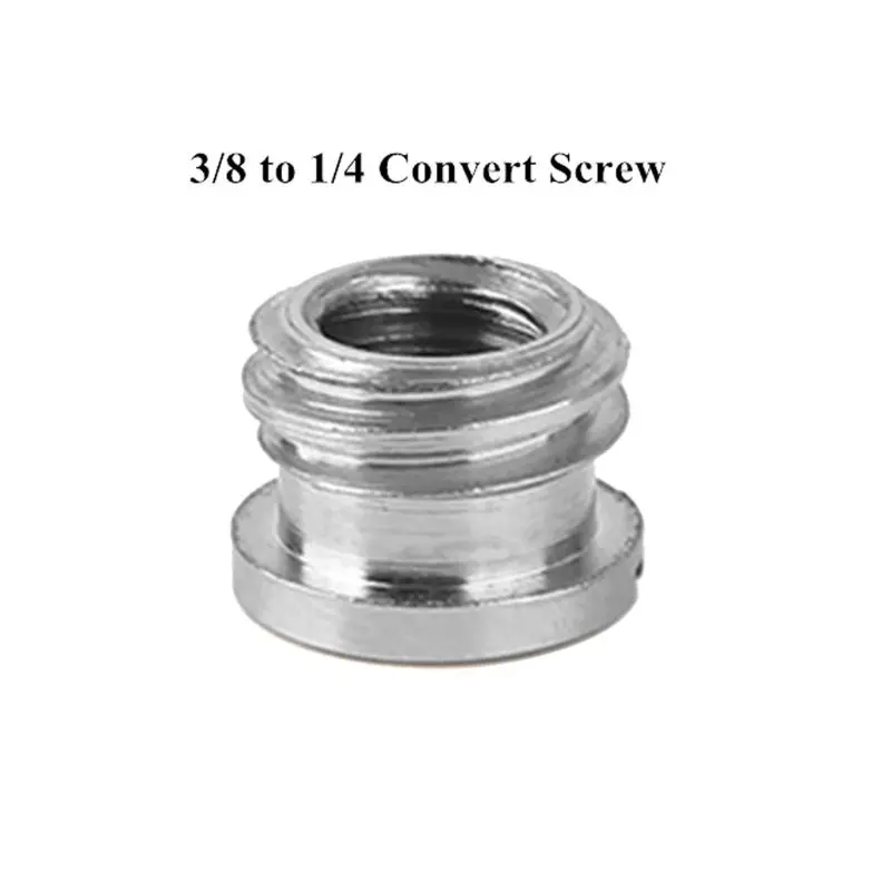 Metal 1/4" to 3/8" Interchange Convert Screw Adapter for Tripod Monopod Ballhead DSLR SLR Camera Accessories 5pcs camera screw,camera battery adapter