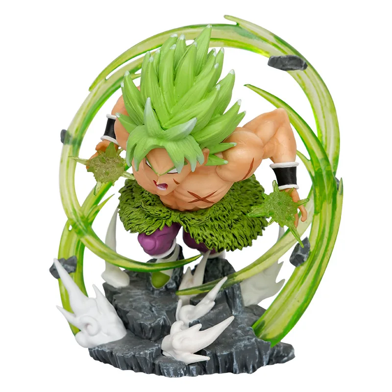 

Bandai Dragon Ball Super Gk резонансная четвертая фотография Q версия Sprint Broly аниме наборы для гаража декоративная модель