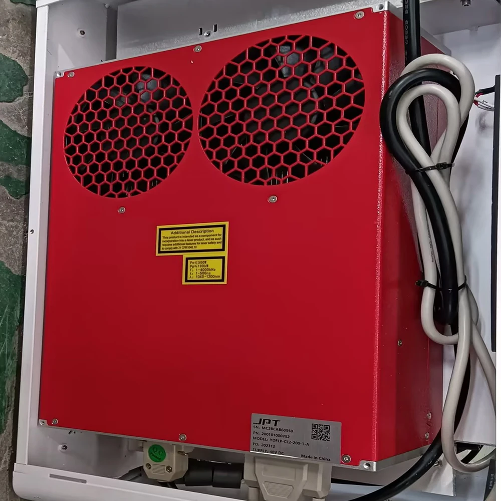 200w  Air cooling machine pulse laser cleaning machine clean car parts  wood metal 5
