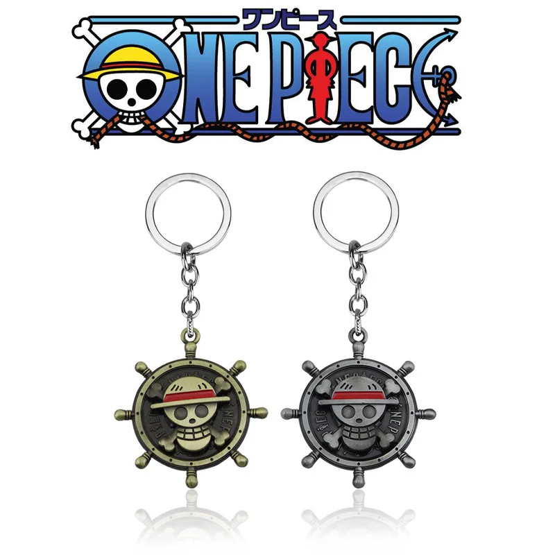

One Piece Metal Individual Keychains Cartoon Anime Action Figures Backpack Key Anime Decorate Boy Birthday Gifts Christmas Gifts