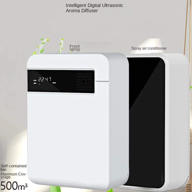 Máquina de Aromaterapia Difusor de Óleo Essencial Parede Casa e Escritório Máquina de Fragrância Wifi Difusor de Aroma 180ml