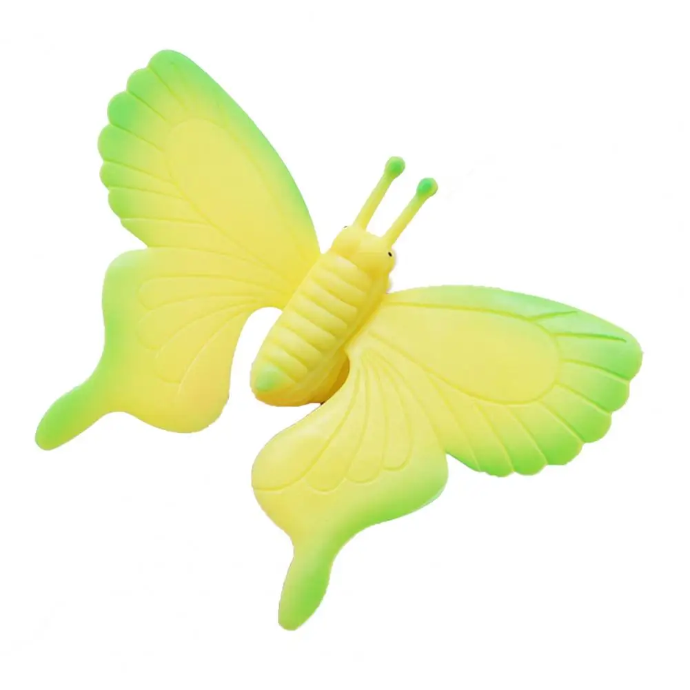 

Кольцо игрушечное нежное реалистичное красивое с гладкой поверхностью подарок на день рождения без запаха детская бабочка кольцо для ключей ювелирные изделия для детей игрушка