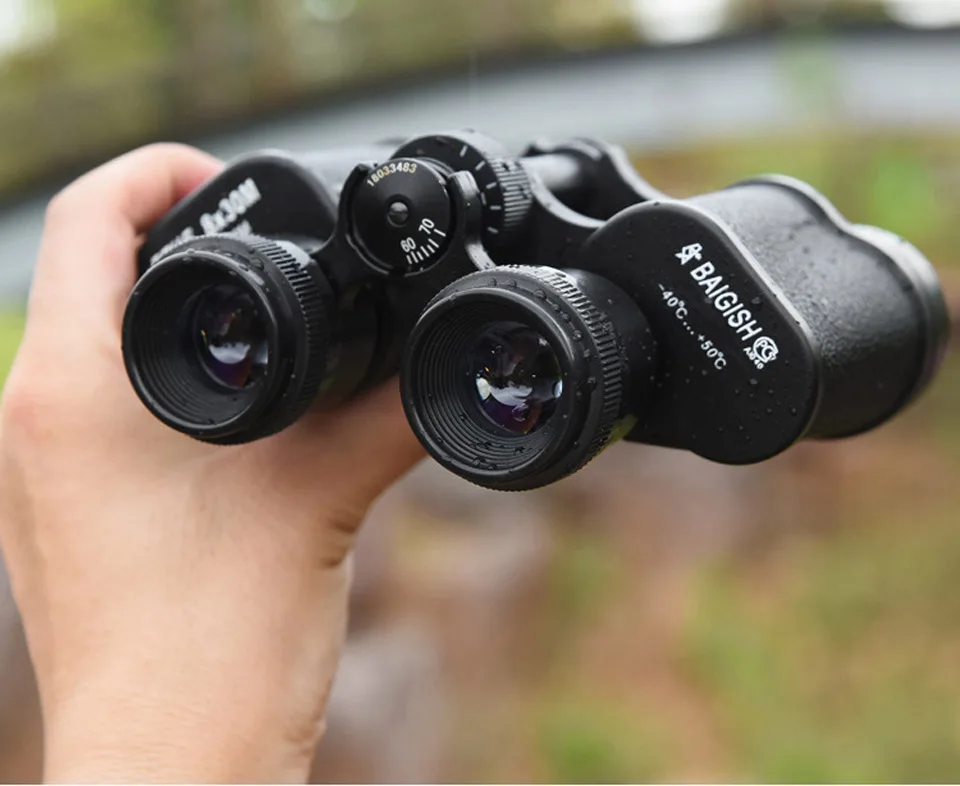 S0603f499d3244b1b806379f755934183f W pełni metalowy teleskop Baigish 8x30 lornetka profesjonalna do sprzęt biwakowy polowania na wojskowe wodoodporny, długi strzelby