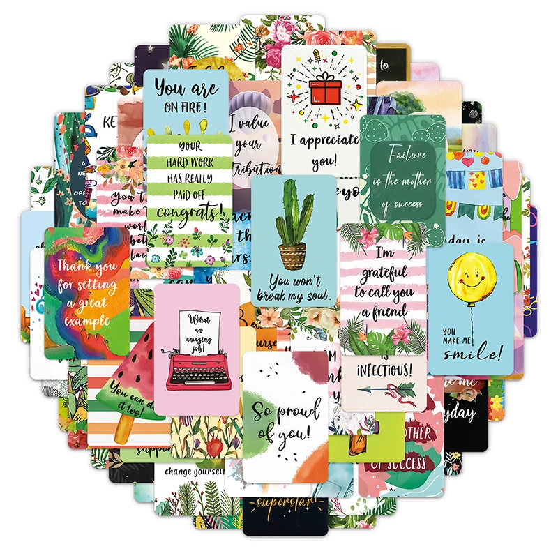 Набор ежедневных подтверждений для детей, 72 предмета, позитивное армирование