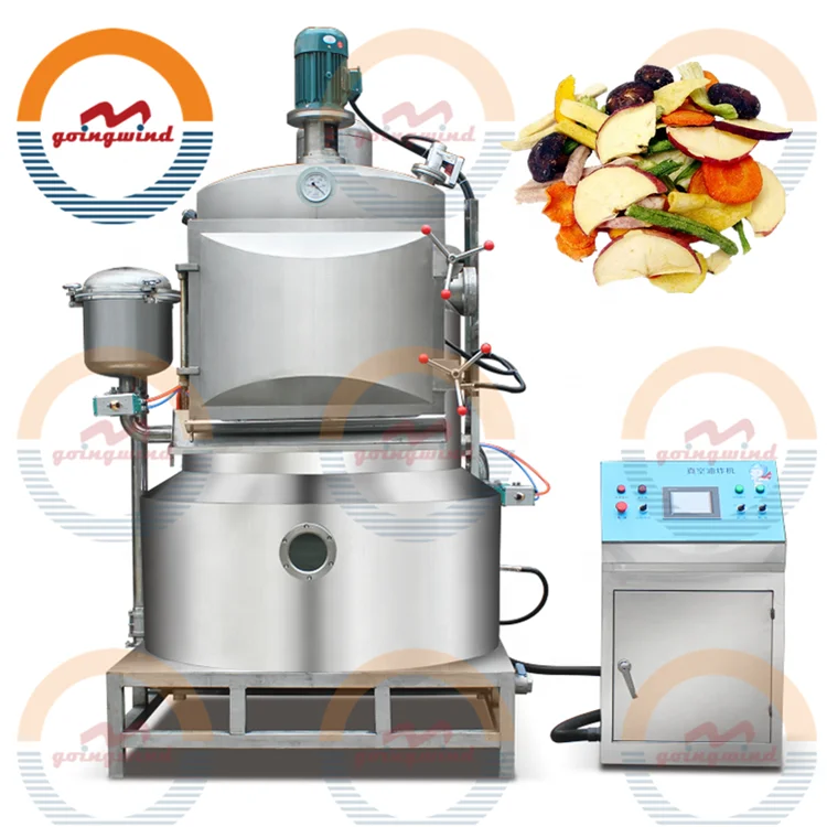 Automatic Commercial Potato Chips Vacuum Frying Machine Auto Industrial French Fries Vacuum Fryer Equipment Cheap Price For Sale