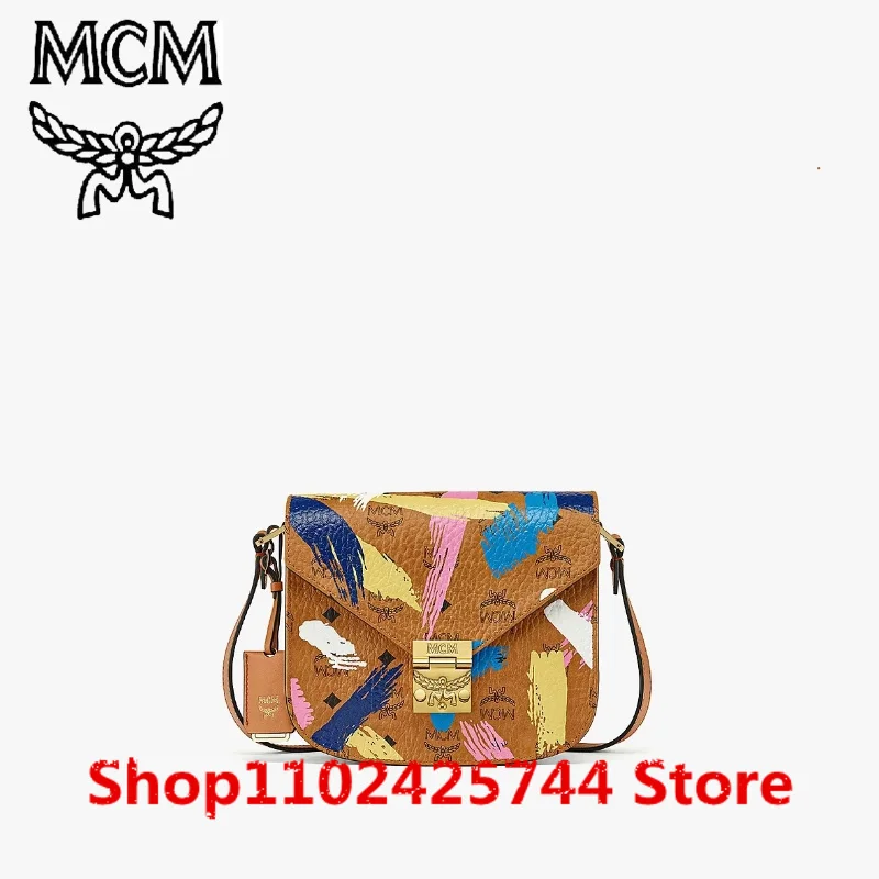 2022 MCM Saddle Bag High quality stylish design solid leather shoulder bag  Ladies casual crossbody bag C24 - AliExpress