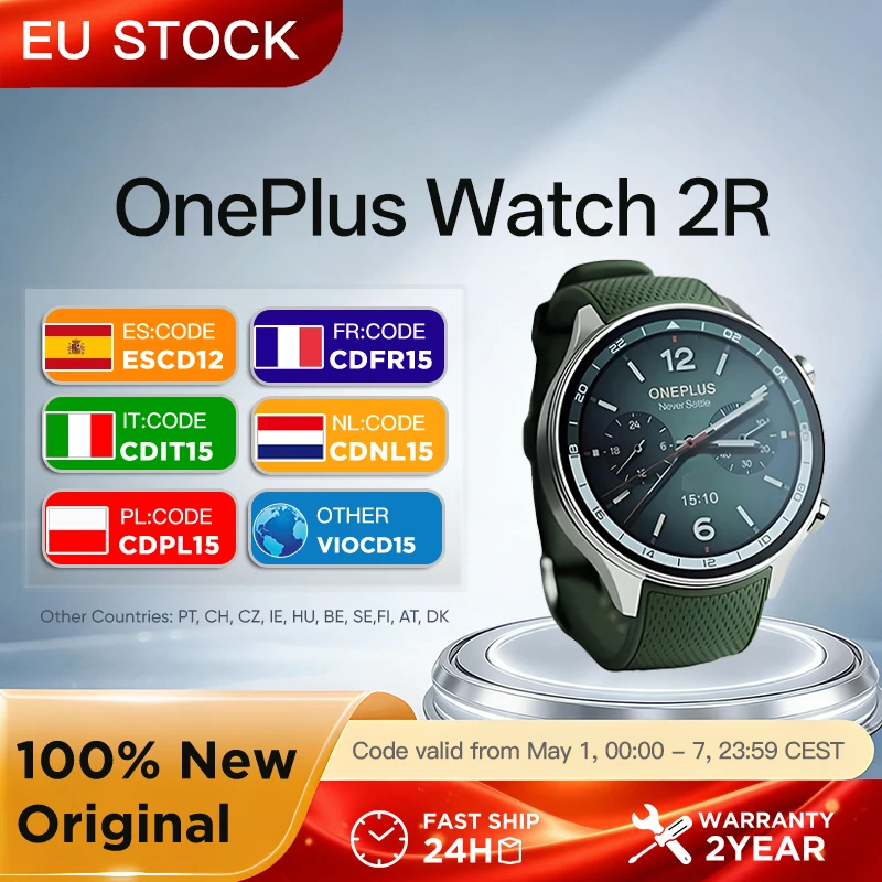 Smartwatch OnePlus Watch 2R z EU za $90.6 / ~337zł