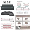 Stretch Jacquard Sofa Covers 1 2 3 4 Seater Couch Cover for Living Room Navy Blue Sofa Slipcover for Pet Kid Furniture Protector 6