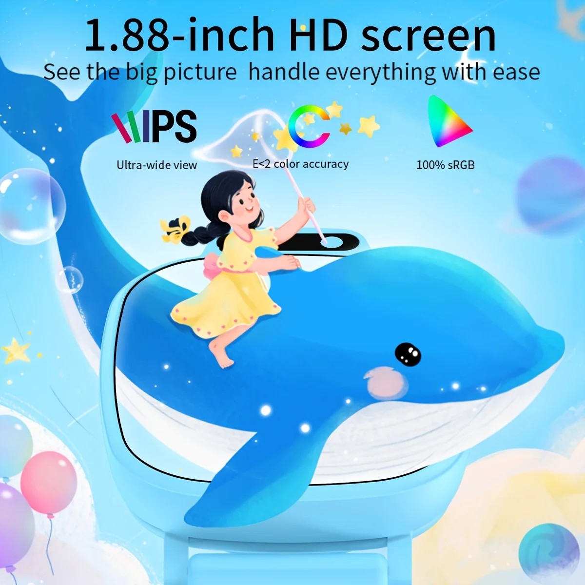 2026 New LAXASFIT Kids Camera Smartwatch 18 Games Large Battery LED Flashlight Sleep Monitor Alarm Clock Gift For Boys Girls 3