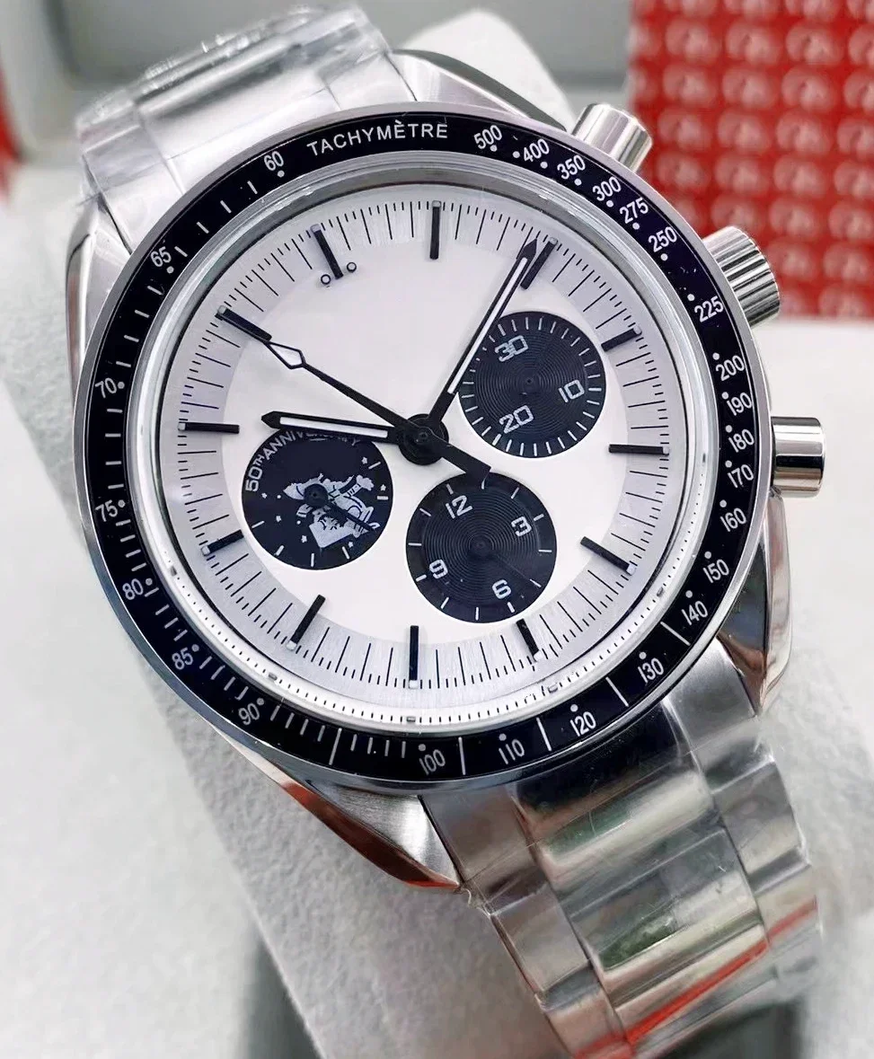 

2023 New Mens Automatic Mechanical Watch Stainless Steel Black Blue Canvas Leather Sapphire Ceramic