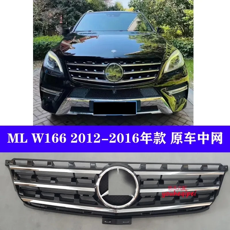 Griglia di modifica paraurti anteriore per Mercedes-Benz classe ML W164 W166 ML350 ML450 ML500 ML300 ML320 ML400 2005-2016  34