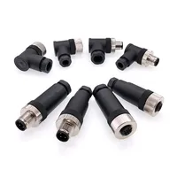 M12 sensor connector 4pin 5pin M12-8 waterproof male&female plug screw threaded coupling A Code sensor connectors - Image 5