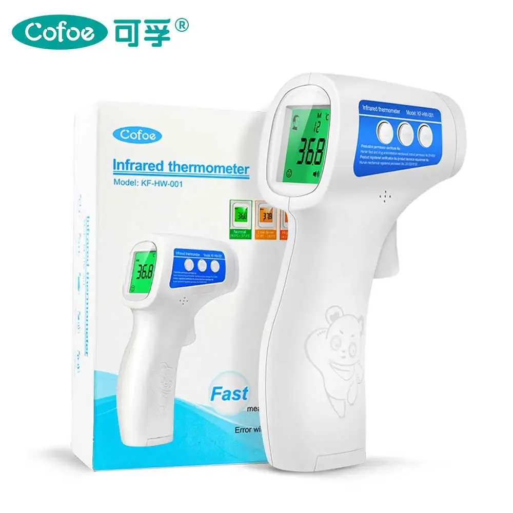 Cofoe Baby Digital Infrared Forehead Thermometer Fever Contactless Clinical Electronic Medical Temperature Meter Adult