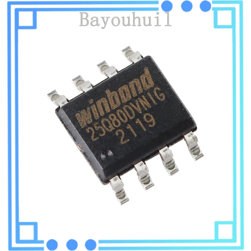 

10PCS Original Authentic Patch W25Q80DVSNIG SOIC-8 3V 8M-bit Serial Flash Memory Chip