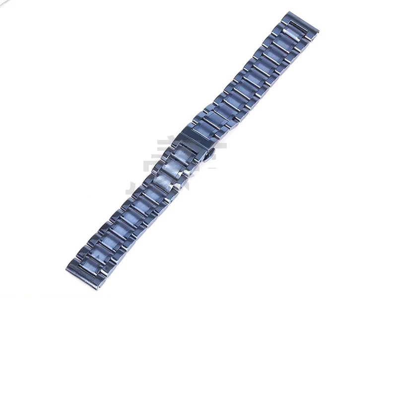 Universal Solid Stainless Steel Watch Band - Adjustable Metal Wristband Bracelet