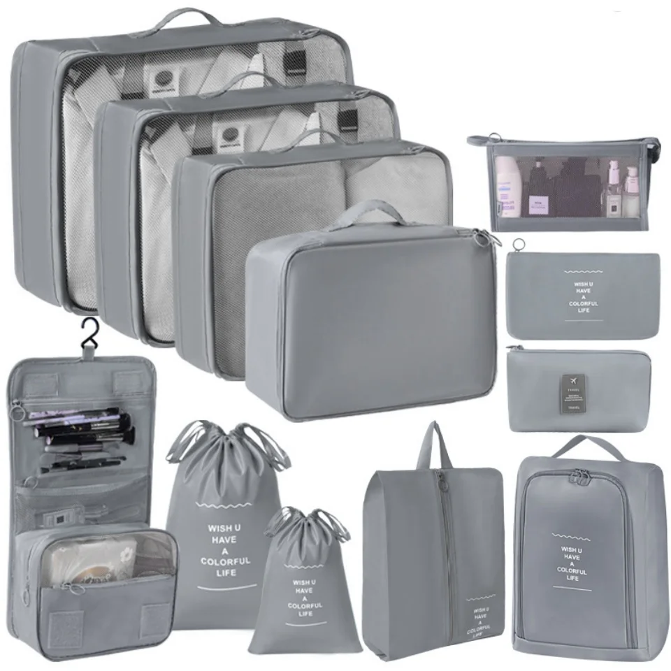 7-piece-Set-Travel-Bag-Organizer-Clothes-Luggage-Travel-Organizer ...