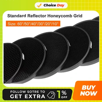 Photo studio kit Aluminum Honeycomb Grid 6.7'' 17cm 1 2 3 4 5 6mm for Bowens Standard Reflector Grid Photography