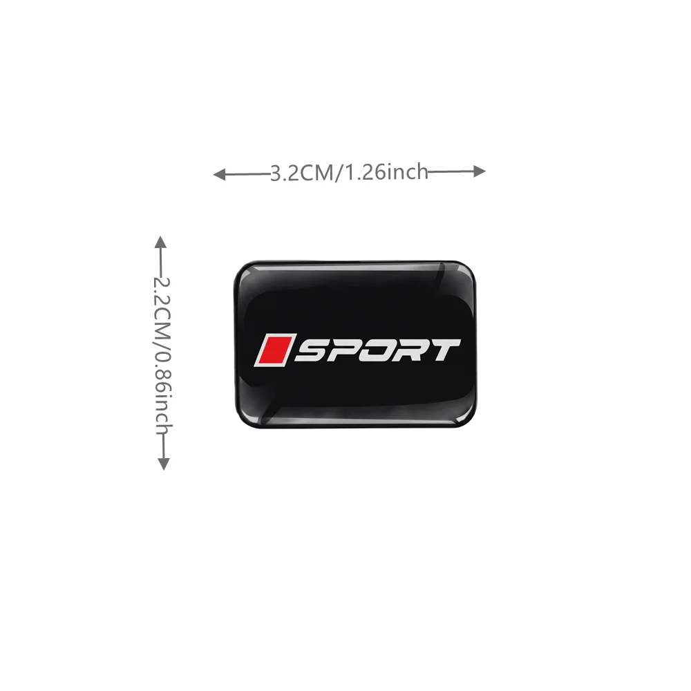 2 adesivi per auto SPORT, adatti a tutte le auto, moto, caschi, telefoni cellulari, tablet, valigie, accessori. - immagine 2