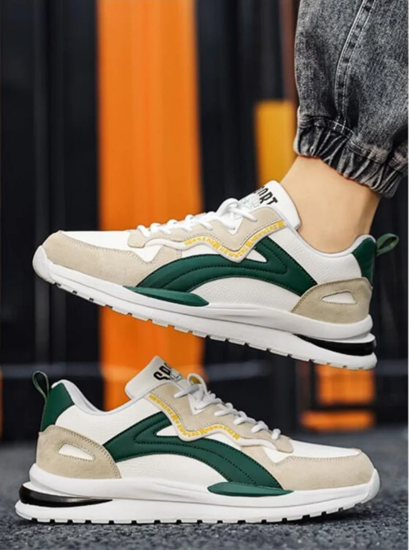 Leichte Herren Laufschuhe Mesh Freizeitschuhe Mit Schnürung_voghion.com