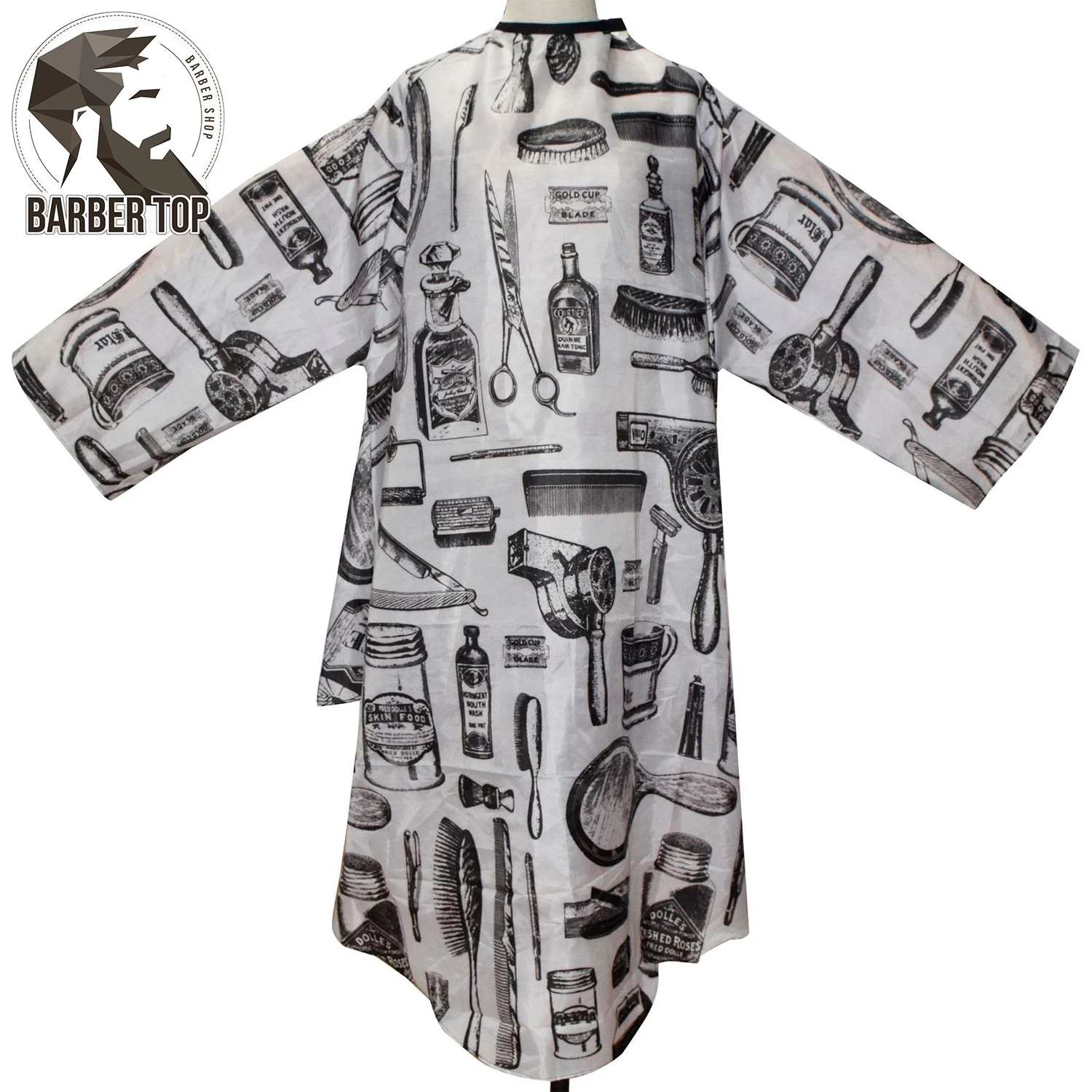 

Barber Haircut Cloak Waterproof Hairdresser Cape with Sleeves Salon Apron For Hairstylist Profe0ssional Hairdressing Accessories