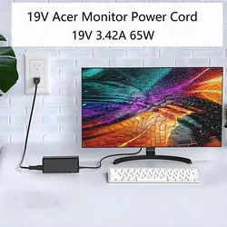 Universal AC Adapter Power Cord for Acer Monitors and Laptops (AU PLUG)