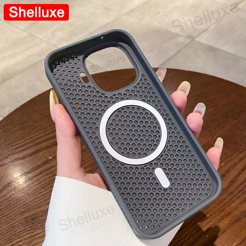 Z11Turbo Magnetic Cooling Breathable Mesh Hard Phone Case by Shelluxe