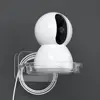 Punch-Free Home Monitoring Bracket Wall-Mounted White Clear Multi-functional Shelf Camera Bracket for Home Universal 1