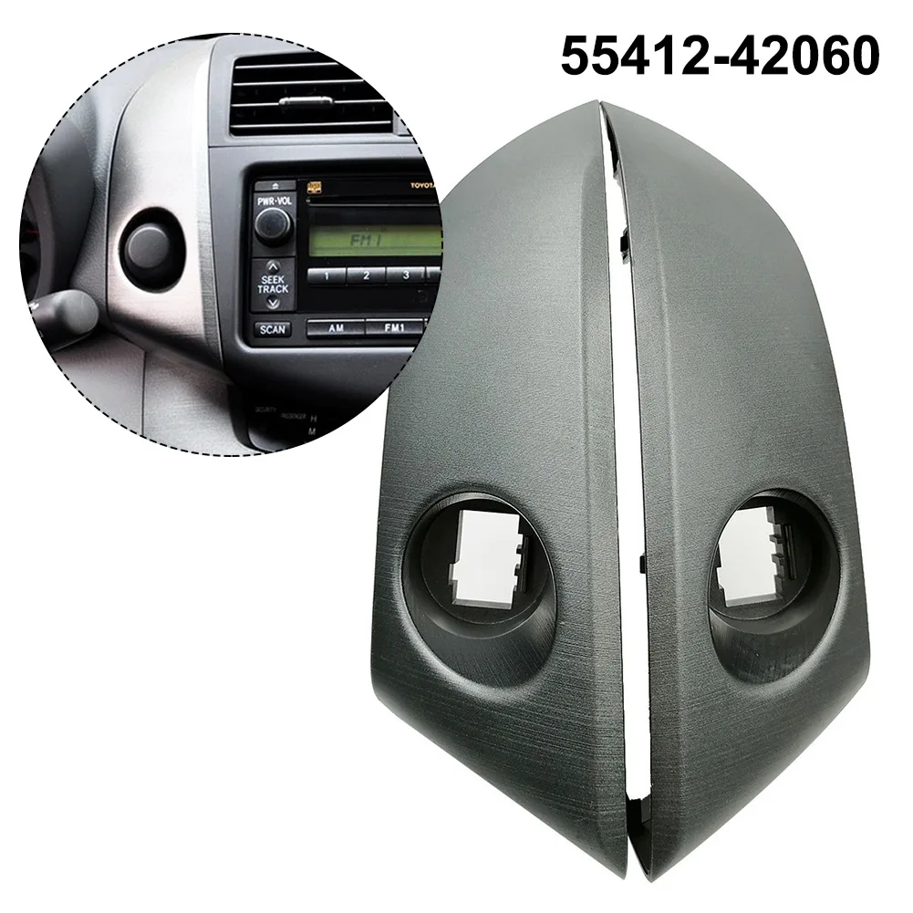 Dashboard Panel Cover Sliver Pair Center Instrument Cluster Finish Panel Trim For Toyota For Rav4 2006-2012 Number55412-42060-B0 55413-42070-B0