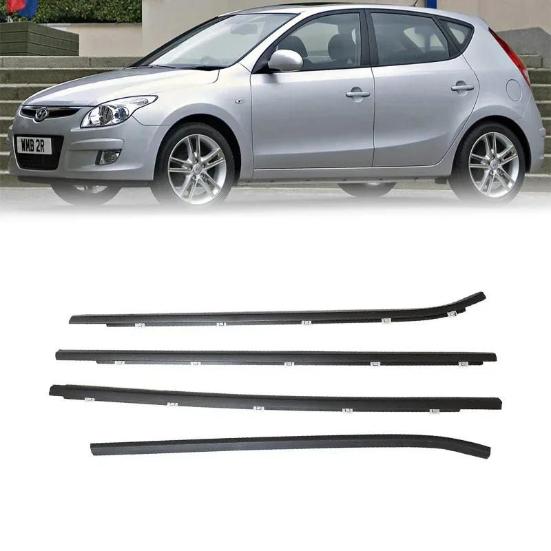 Windows Rubber Sealing Weatherstrip For Hyundai I30 FD Hatch 2008-2011 822102L000 Side Door Outer Moulding Trim Sealing Belt