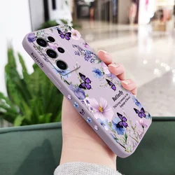 Purple Butterflies Fly Phone Case Cover - Galaxy S23 (Light Purple)