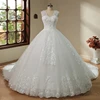 Y&M Novias V Neck Sweet Plus Size Vestido De Noiva 2024 Wedding Dress Long Train or Floor Length Appliqes Bridal Tulle Mariage 1