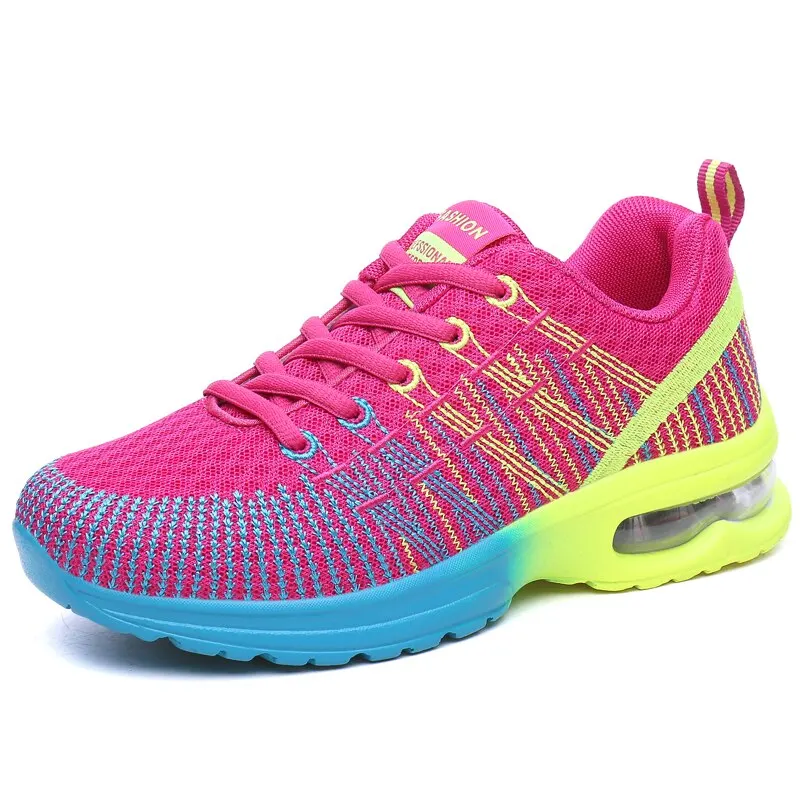 Running Shoes Womens Sneakers Air Cushion Shoes Women Shoes Running Shoes For Women Outdoor Elastic Jogging Sneakers Air Cushion Sports Tennis
