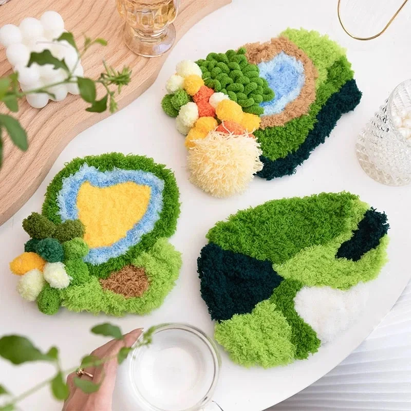 ラッチフックキット 手作りマット 刺繍 枕 カバー 事前に印刷されたパターン月明かりの下のチワワ子供と大人のためのかぎ針編みの針仕事  AMBATTERY ラッチフックラグキット 夫人の肖像画 ローリングラッチマット 子供、大人、初心者向け結びラグ、ラッチフックキット DIY ... ラッチフックラグキット,フルーツプレート,大人向け 子供用 カーペットマット ラグ作り 針仕事 糸 かぎ針編み DIYクラフト 家の