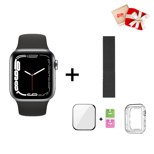 IWO 13 T500 SmartWatch New Series7 Bluetooth Call Men Women Heart Rate Fitness Tracker Smart Watch Digital Clock PK HW27PRO