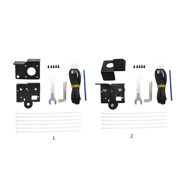 

69HA Extruder Back Support Metal Plate With Pulley 3D Printer Hotend Extruding Back Plate For Ender 3