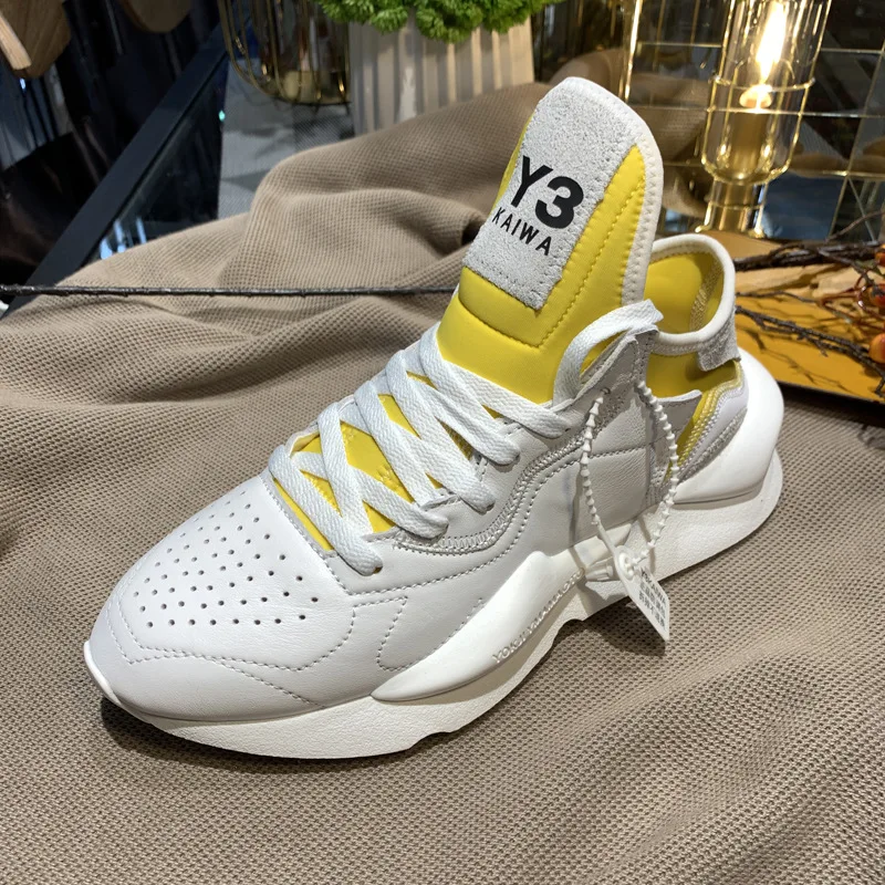 

New British Men Casual Shoes Women Height Increasing Thick Sole Genuine Leather Outdoor Sport Running Shoes Youth Sneakers 2C