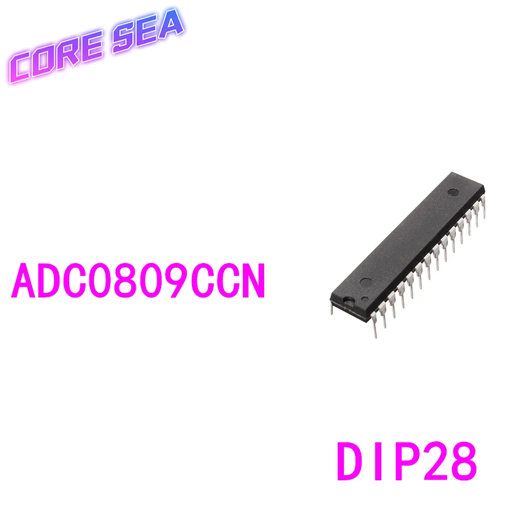

10 шт. ADC0809CCN 8-битный аналогово-цифровой A/D преобразователь чип Встроенный DIP28 широкий корпус