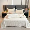 2024 new double-sided rabbit velvet three-dimensional jacquard blanket blanket, double warm, not sultry, not easy to lose hair 3