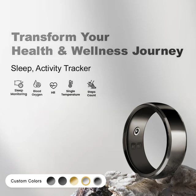 Xiaomi Mijia New Smart Ring Ring Bluetooth Black Technology Heart Rate  Blood Oxygen Sleep Monitoring Waterproof