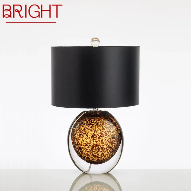 

BRIGHT Nordic Glaze Table Lamp Modern Art Iiving Room Bedroom Study Hotel LED Personality Originality Desk Light