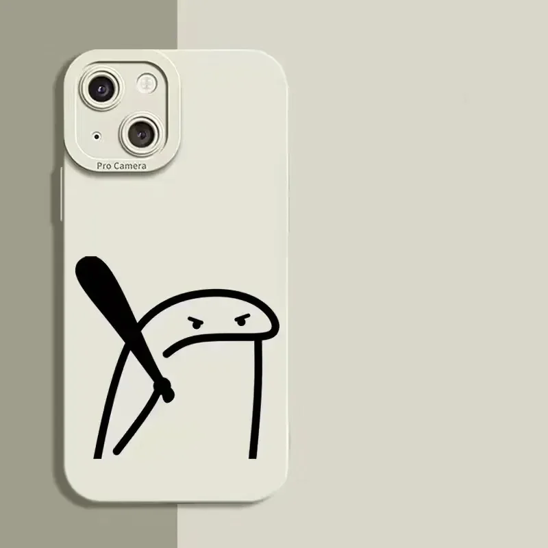 Whimsical Cartoon Character Shockproof Silicone Phone Case