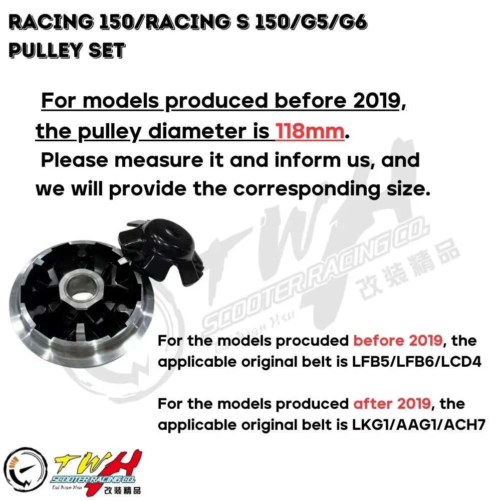 TWH G5 Racing150 Motorcycle Scooter Racing Pulley Motorcycle for